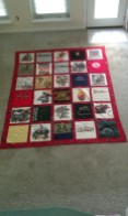 T-Shirt quilt with Calgary Stampede t-shirts